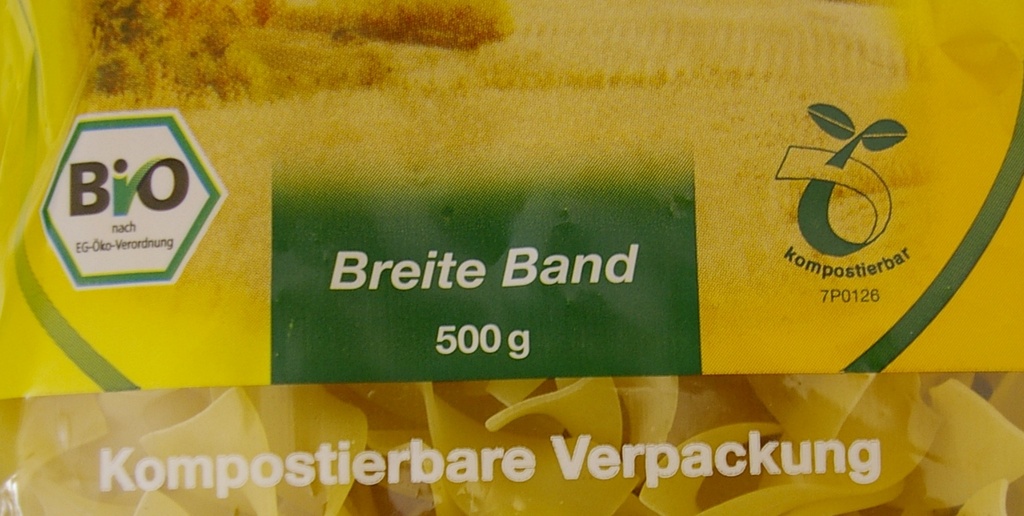 Bio Verpackung Aufdruck