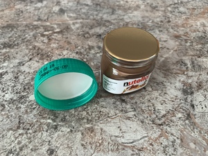 Nutella Mini Glas Deckel