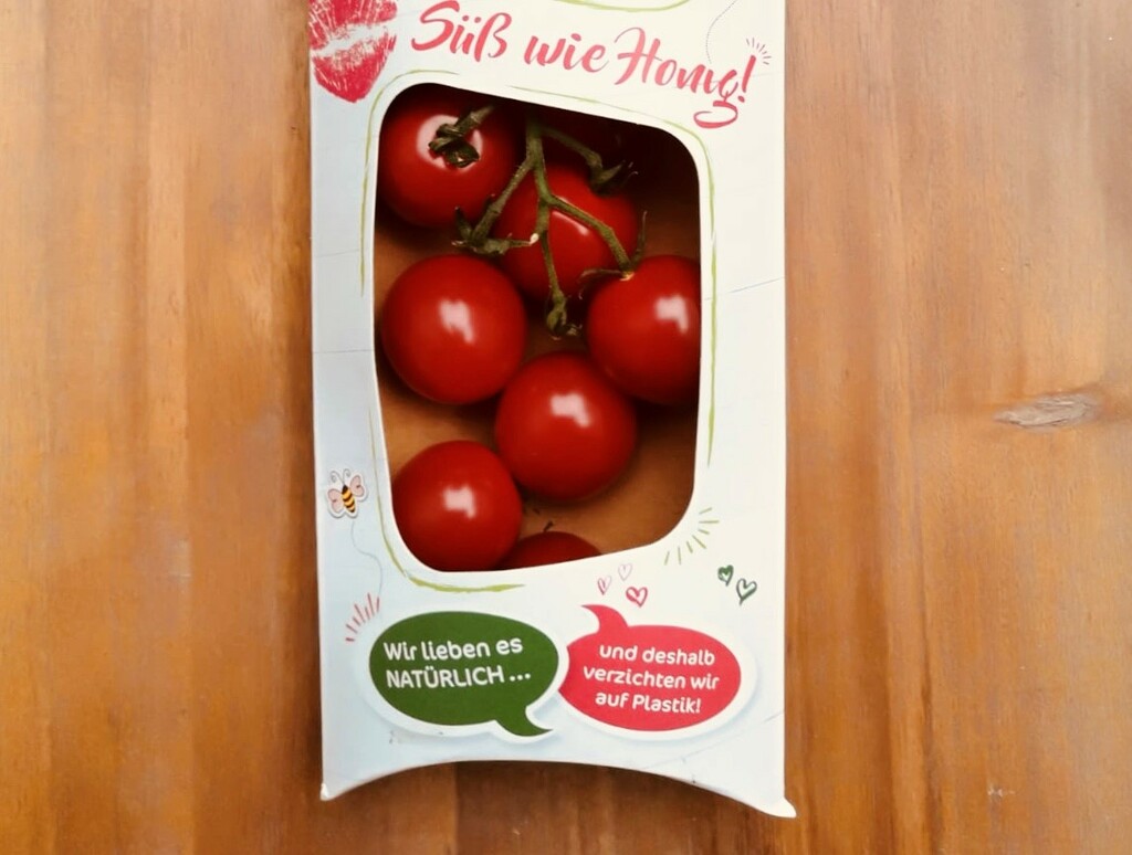 Rispen Tomaten Papier Verpackung
