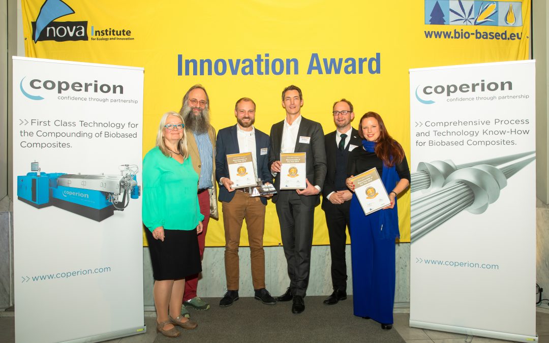 Gewinner des Innovationspreises „Biocomposite of the Year 2019“