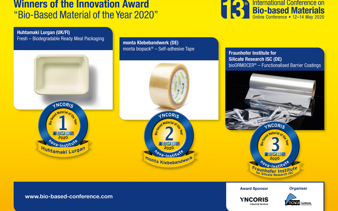 Innovationspreis Bio-based Material of the Year 2020