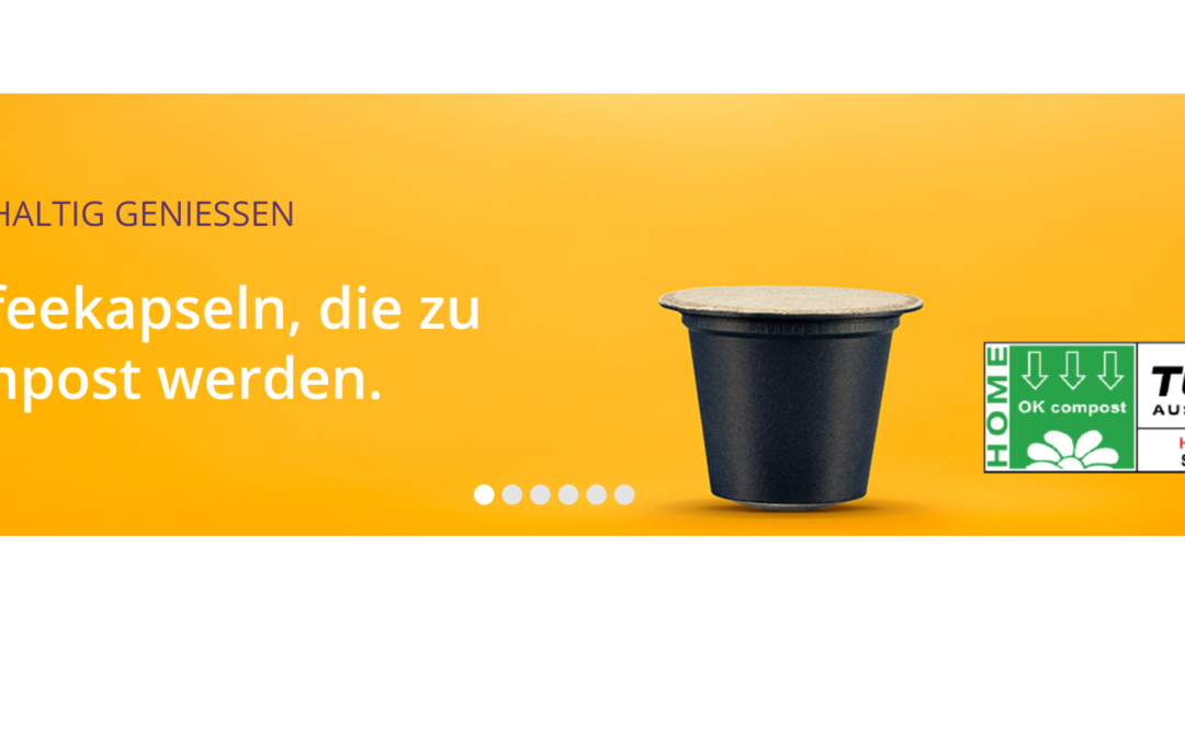 Heimkompostierbare Kaffee-Kapseln