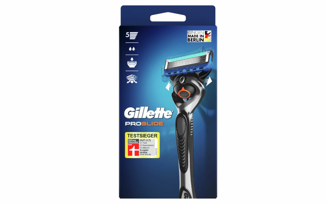 Gillette führt plastikfreie Systemrasierer-Verpackungen ein